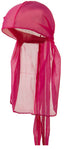 CLEARANCE Hot Pink Wave Cap Sexy Tie Down Du-rag Cool Satin Stocking Sleep Hat for Hair Waves
