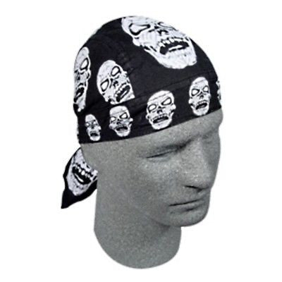 GUIFIER 4 PCS Outdoor Sports Head Wrap Sweat Wicking Beanie Breathable Mesh Cycling Hat Skull Caps Cycling Bandana Under Helmet Headband Pirate Hat Bandana Cooling Helmet Liner Motorcycle Biker Cap