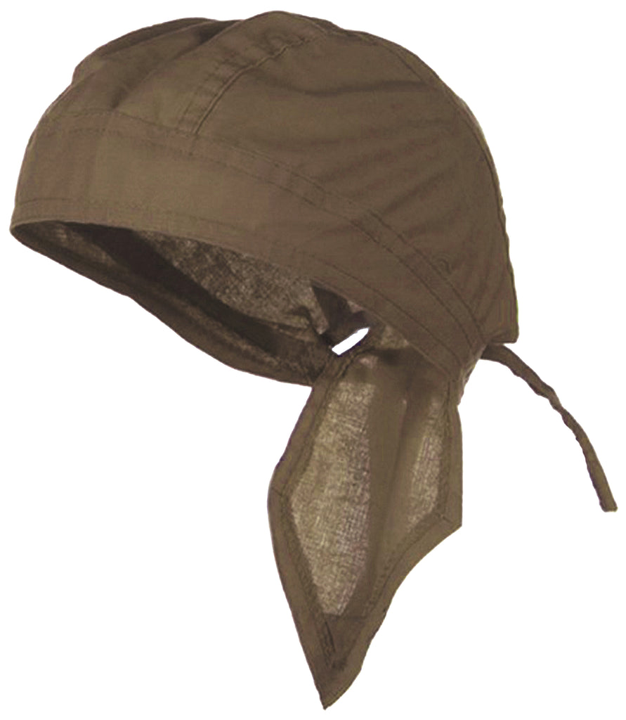 LIGHT BROWN Doo-Rag Skull Cap Solid Du-Bandana Motorcycle Helmet