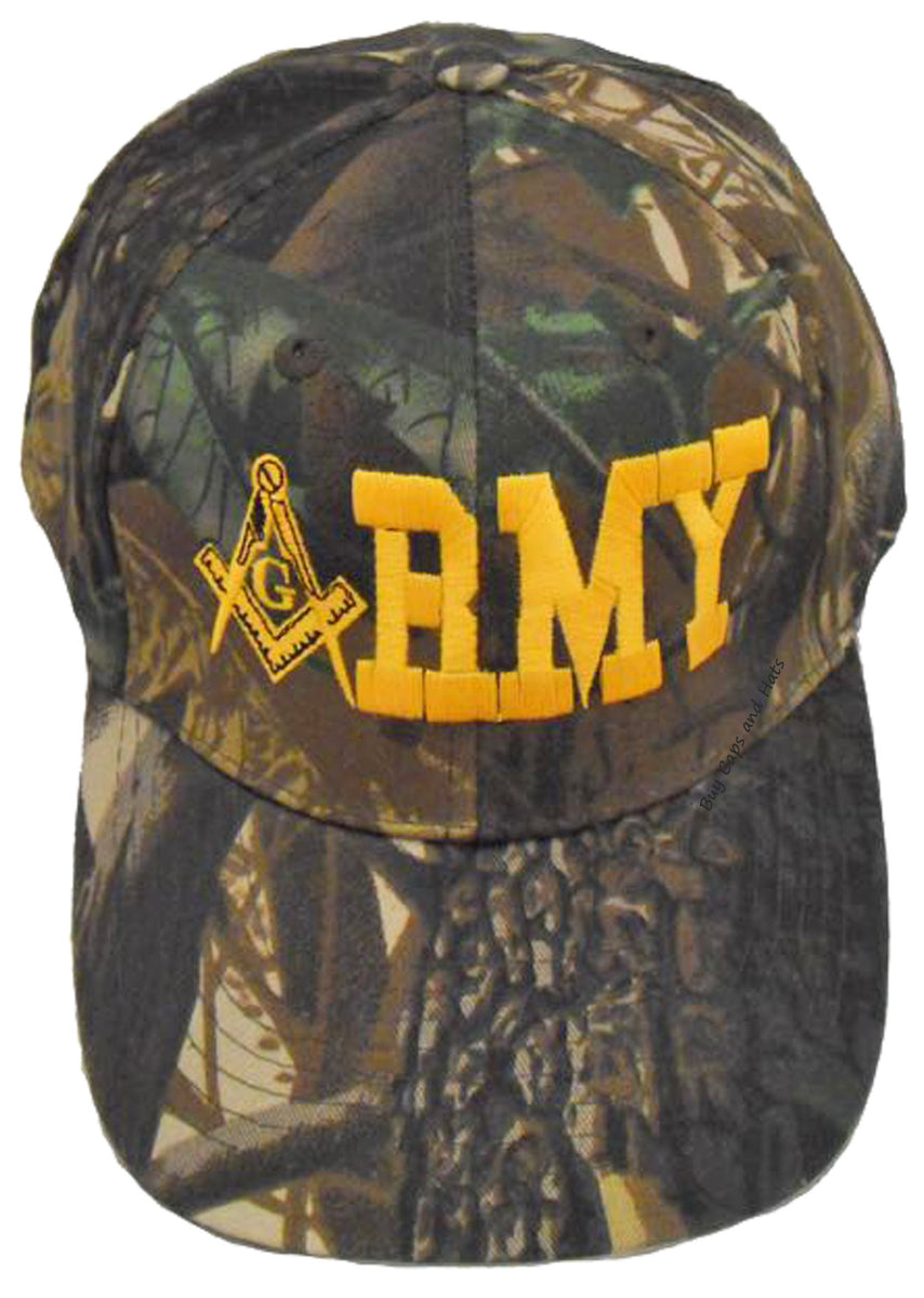 Masonic Store U.S. ARMY Camouflage Mason Baseball Cap Camo Masonic Logo Hat For Free... Masonic Hats For Men - Foto 11