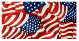 Scrub Cap Medical Surgeon Head Cover Surgical Hat Nurse Nursing Operating Room, American Flag Blue