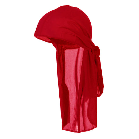 CLEARANCE Red Wave Cap Sexy Tie Down Durag Cap Cool Nylon Sporty and Fashionable Long and Short Hair