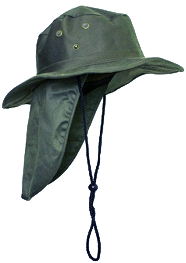 Safari Boonie Fishing Sun Hat Cotton Blend - Olive XL Extra Large X-Large