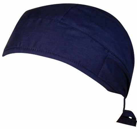 Scrub Cap Medical Surgeon Head Cover Surgical Hat Nurse Nursing Operating Room, Solid Navy Blue