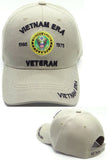 Vietnam ERA Army Veteran Hat Military Baseball Cap, Mens Womens, Tan