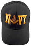 NAVY Mason Baseball Cap Masonic Logo Hat for Freemasons Shriners Prince Hall Masons Headwear