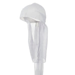 CLEARANCE White Wave Cap Sexy Tie Down Durag Cap Cool Nylon Sporty and Fashionable Long and Short Hair