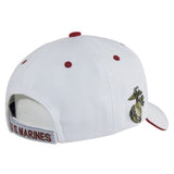 U.S. Marine Corps Hat, United States Marines White Baseball Cap, Officially Licensed Headwear