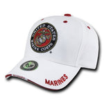 U.S. Marine Corps Hat, United States Marines White Baseball Cap, Officially Licensed Headwear